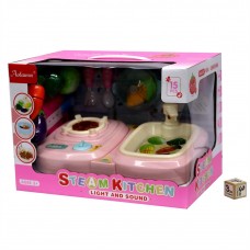 Steam Kitchen set with lights & Sound/